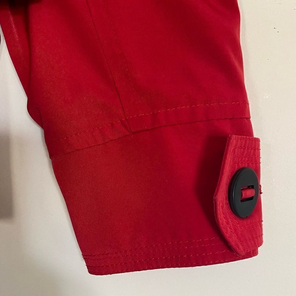 ‎Esprit Outerwear Red Button Front Coat Size Small - Picture 7 of 10